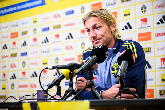 Emil Forsberg of the Swedish men's national football team
