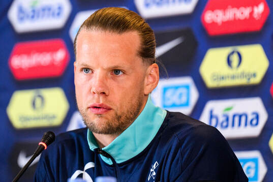 Goalkeeper Ørjan Håskjold Nyland of the Norwegian