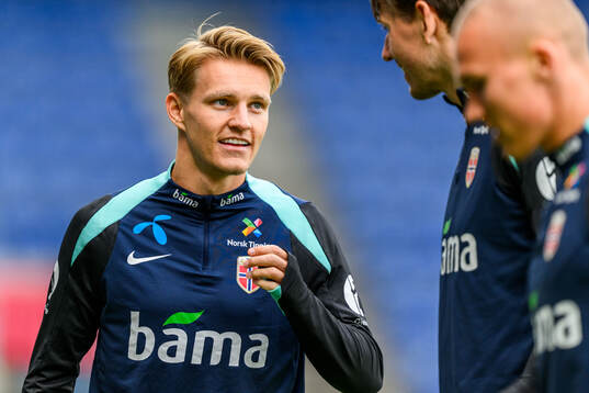 Martin Ødegaard of Norway of the Norwegian national