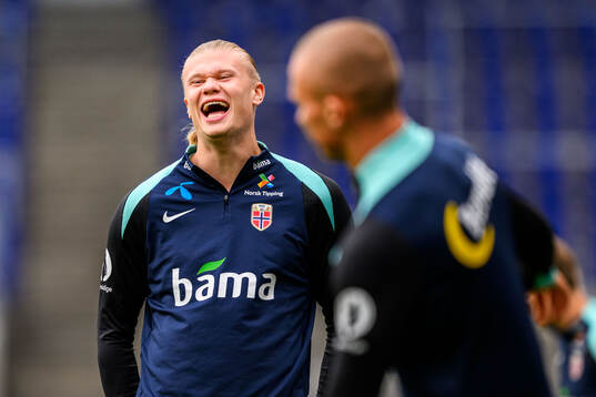 Erling Braut Haaland of the Norwegian national football team