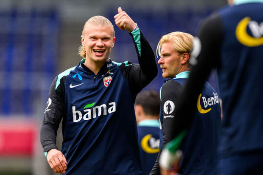 Erling Braut Haaland of the Norwegian national football team