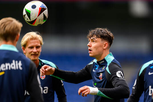 Jørgen Strand Larsen of the Norwegian national football
