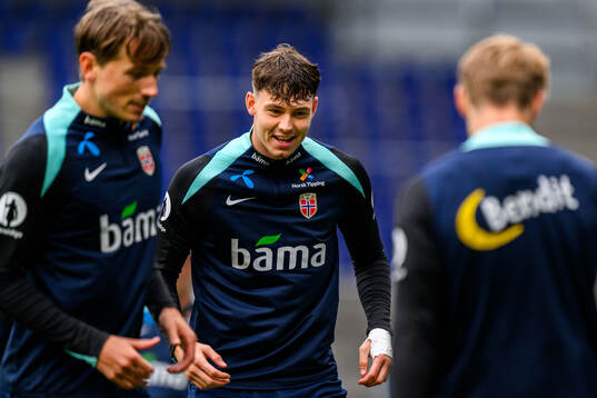 Jørgen Strand Larsen of the Norwegian national football