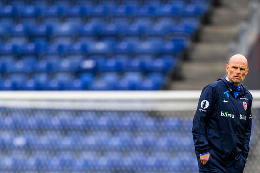 Head coach Ståle Solbakken of the Norwegian national