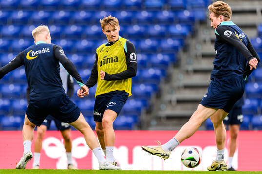 Martin Ødegaard of the Norwegian national football team