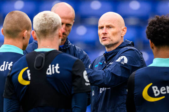 Head coach Ståle Solbakken of the Norwegian national