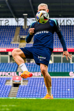 Julian Ryerson of the Norwegian national football team