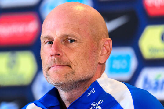 Head coach Ståle Solbakken of the Norwegian national