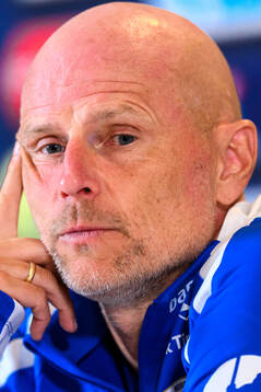 Head coach Ståle Solbakken of the Norwegian national