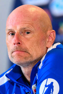 Head coach Ståle Solbakken of the Norwegian national