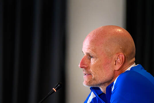 Head coach Ståle Solbakken of the Norwegian national
