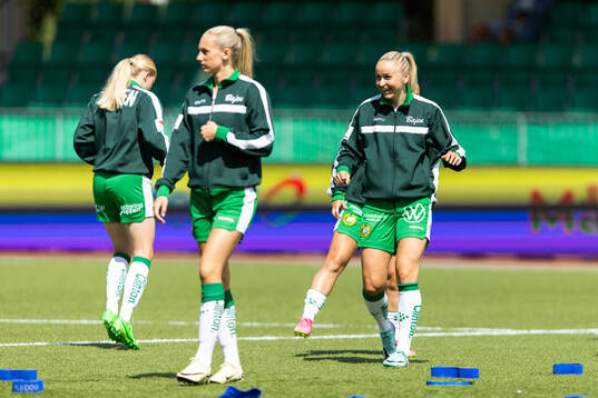 Hammarbys Anna Jøsendal värmer upp