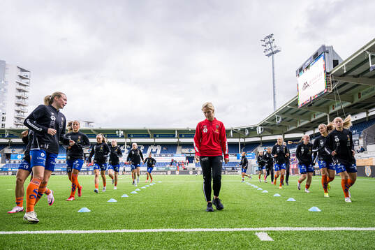 Helle Olsen Rindal and Mette Osvold Muri of AaFK Fortuna