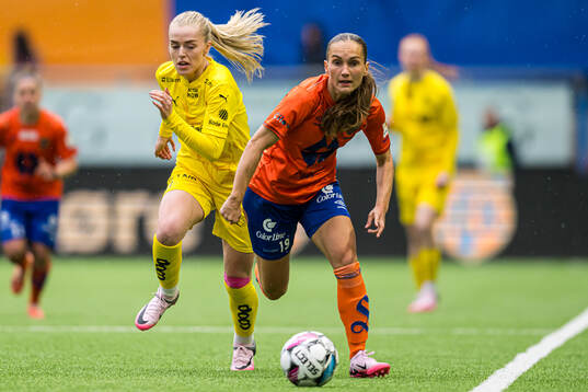 Andrea Karoline Nymo Holmstrøm of Bodø/Glimt and Maria