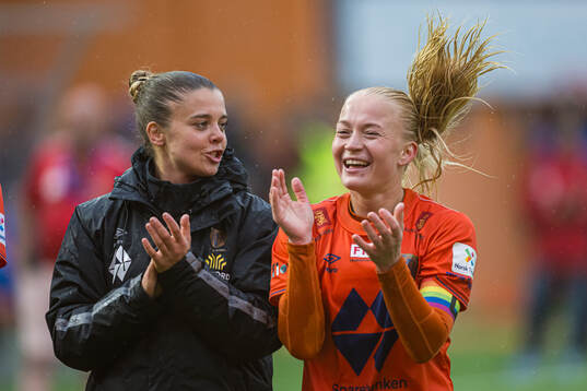 Idun-Kristine Jørgensen and Mette Osvold Muri of AaFK