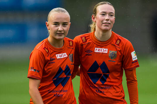 Madelen Eid and Helle Olsen Rindal of AaFK Fortuna