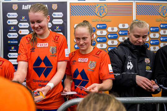 Karna Solskjær, Ingeborg Skretting and Linn Huseby of AaFK