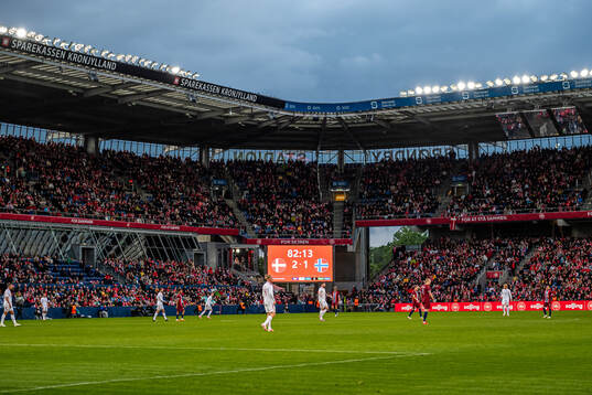 General view of Bröndby Stadion