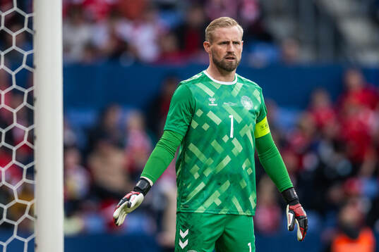 goalkeeper Kasper Schmeichel of Denmark