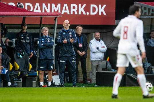 Head coach Ståle Solbakken of Norway