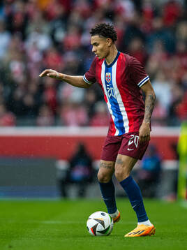 Antonio Nusa of Norway