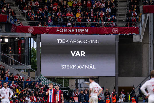 A VAR review message