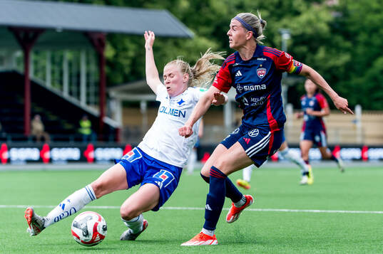 IFK Norrköpings Elin Rombing och FC Rosengårds Olivia