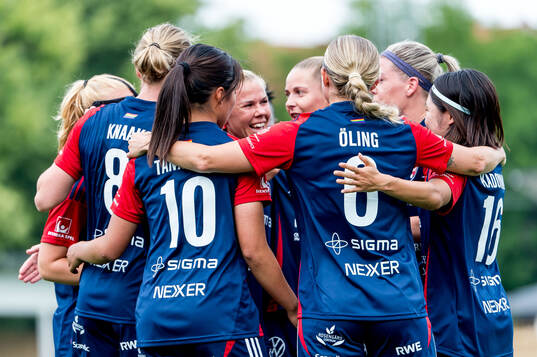 FC Rosengårds Jessica Wik jublar