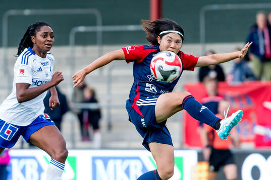 IFK Norrköpings Maya Aliyah Antoine och FC Rosengårds Mai