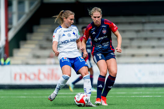 IFK Norrköpings Fanny Andersson och FC Rosengårds Rebecca