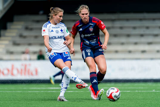 IFK Norrköpings Fanny Andersson och FC Rosengårds Rebecca