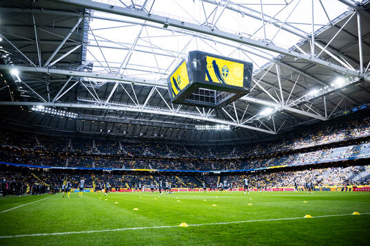 General view of Friends Arena