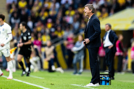 Head coach Jon Dahl Tomasson of Sweden