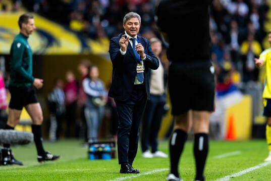 Head coach Dragan Stojkovic of Serbia