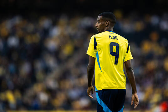 Alexander Isak of Sweden