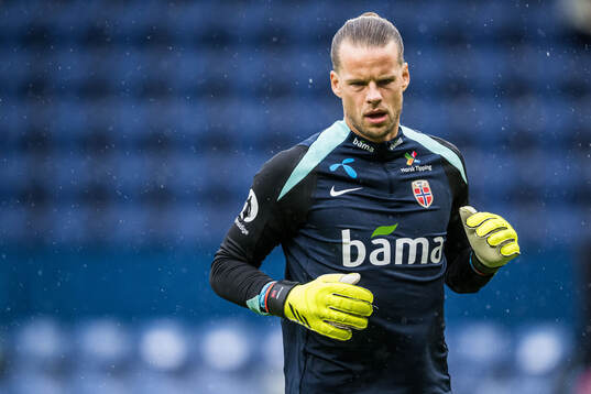 Goalkeeper Ørjan Håskjold Nyland of Norway