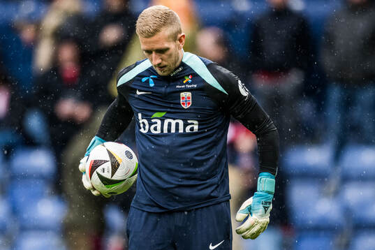 Goalkeeper Egil Selvik of Norway