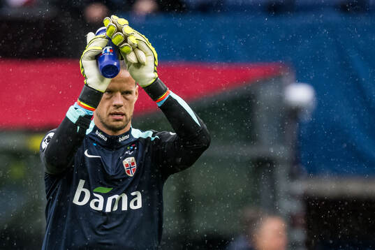 Goalkeeper Ørjan Håskjold Nyland of Norway