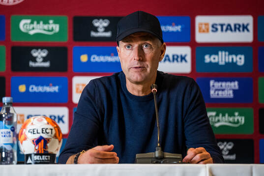 Head coach Kasper Hjulmand of Denmark