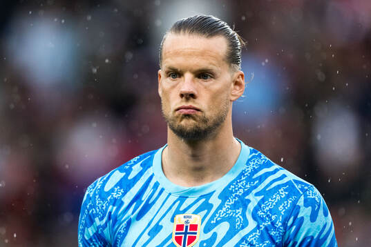 Goalkeeper Ørjan Håskjold Nyland of Norway