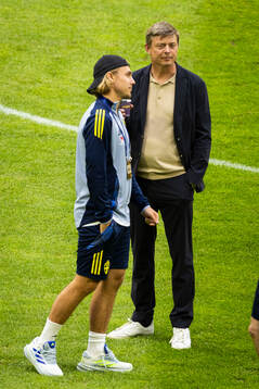 Sweden head coach Jon Dahl Tomasson
