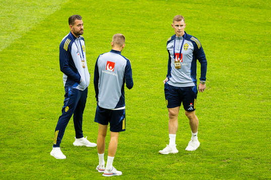 Kristoffer Nordfeldt, Anton Salétros, and Emil Krafth of
