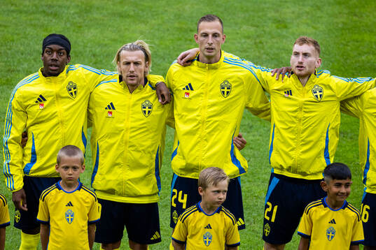 Anthony Elanga, Emil Forsberg, Gustaf Nilsson, Dejan