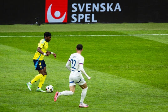 Anthony Elanga of Sweden