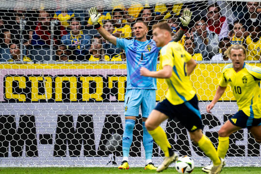 Robin Olsen of Sweden