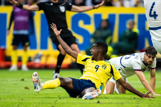 Alexander Isak of Sweden