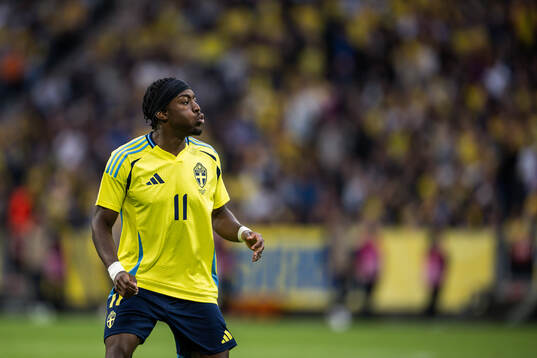 Anthony Elanga of Sweden