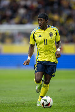 Anthony Elanga of Sweden
