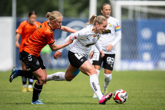 Kristianstads Katla Tryggvadottir och Häckens Alice