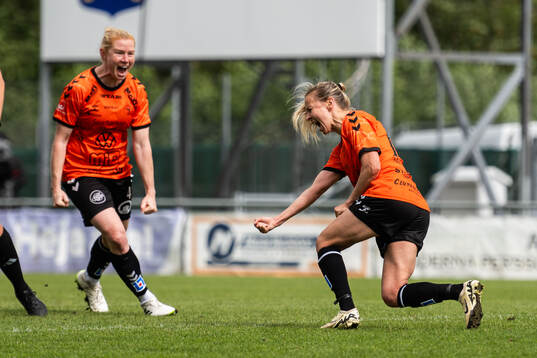 Kristianstads Emmi Alanen jublar